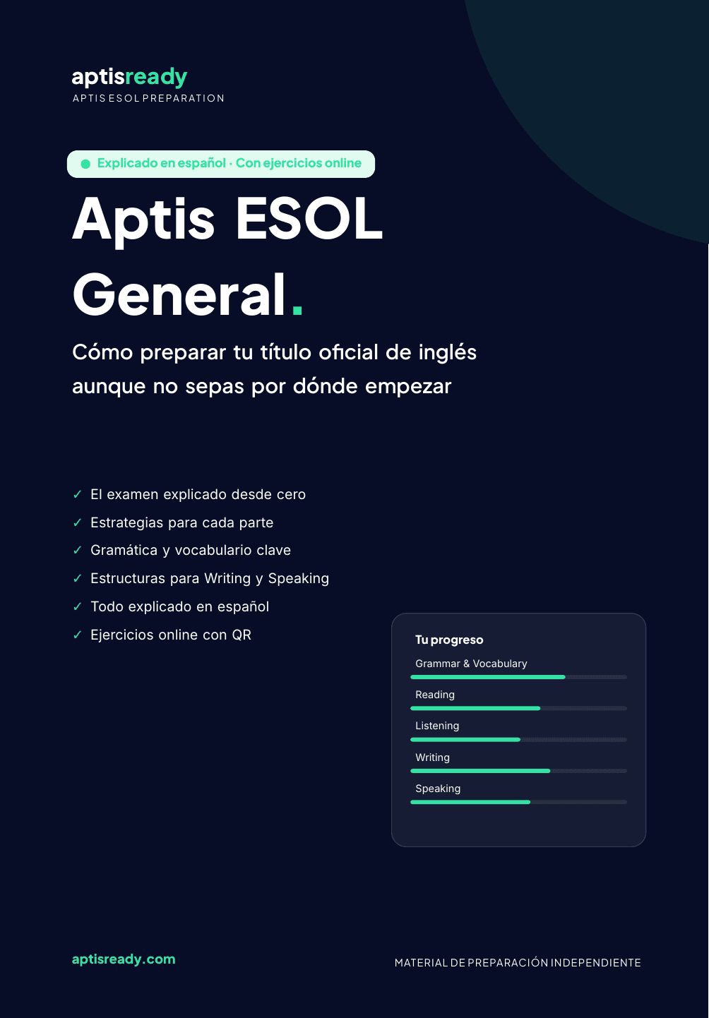 Portada del libro Aptis ESOL General
